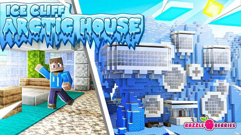 Ice Cliff Arctic House on the Minecraft Marketplace by Razzleberries