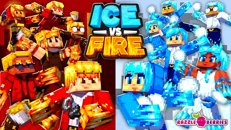 Ice vs Fire on the Minecraft Marketplace by Razzleberries