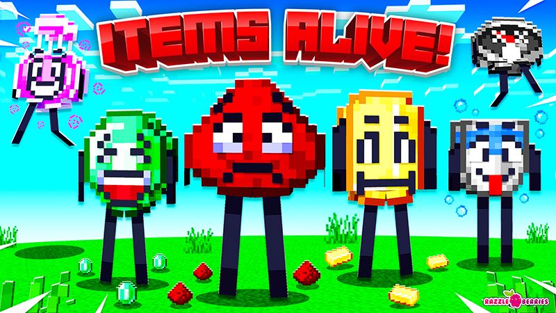 Items Alive! on the Minecraft Marketplace by Razzleberries