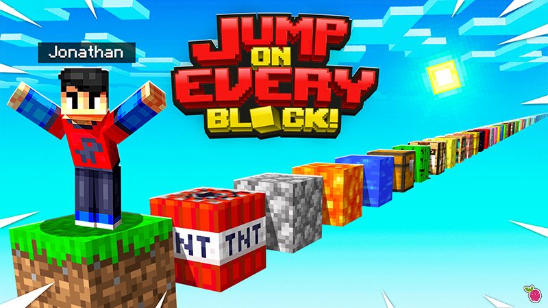 Jump On Every Block! on the Minecraft Marketplace by Razzleberries