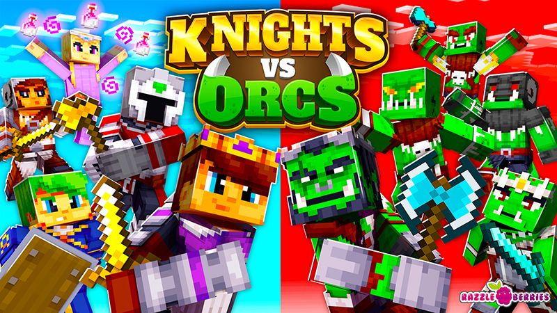 Knights vs Orcs on the Minecraft Marketplace by Razzleberries