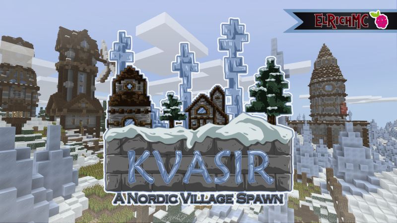 KVASIR, Nordic Village Spawn on the Minecraft Marketplace by Razzleberries