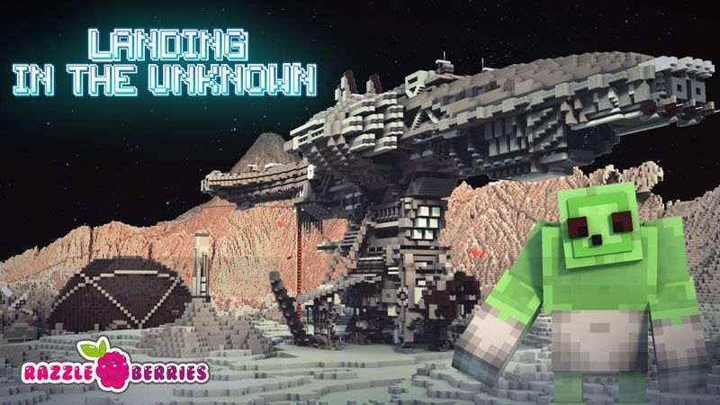 Landing in the Unknown on the Minecraft Marketplace by Razzleberries