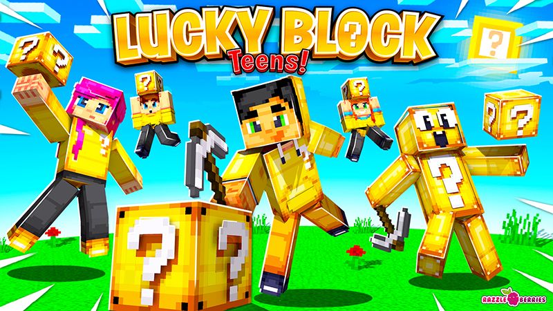 Lucky Block Teens! on the Minecraft Marketplace by Razzleberries