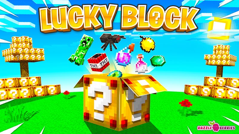 Lucky Block on the Minecraft Marketplace by Razzleberries