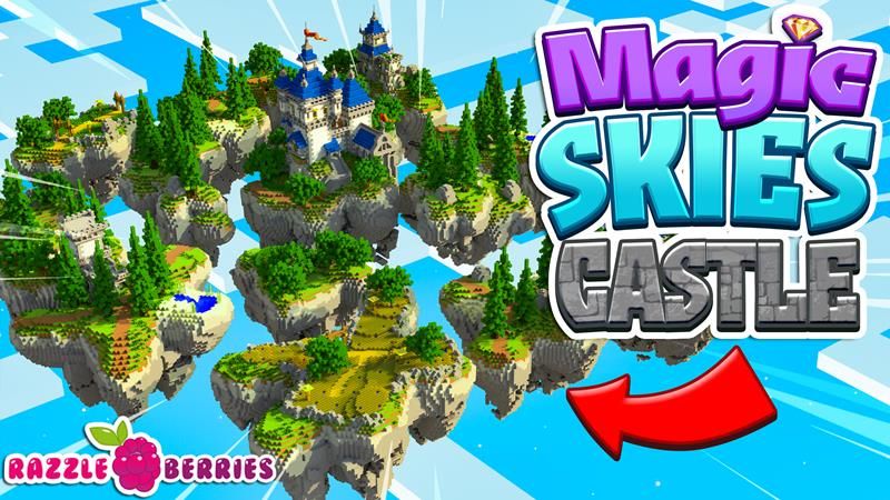 Magic Skies Castle on the Minecraft Marketplace by Razzleberries