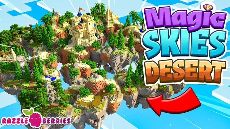 Magic Skies Desert on the Minecraft Marketplace by Razzleberries