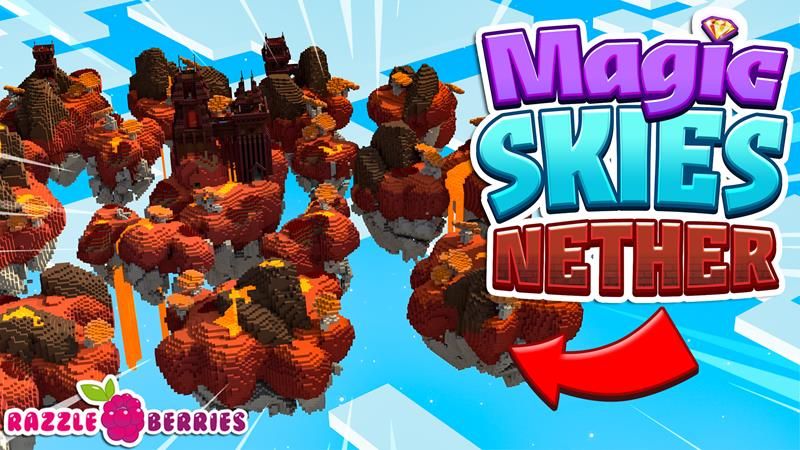 Magic Skies Nether on the Minecraft Marketplace by Razzleberries