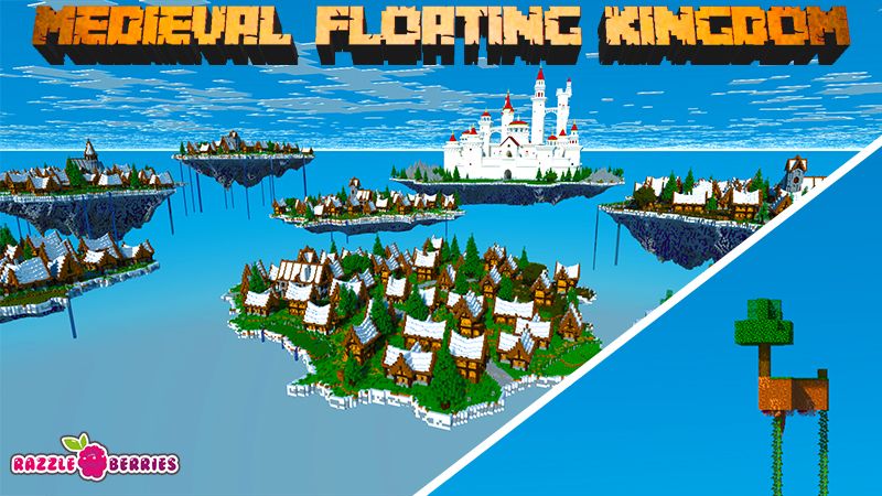 Medieval Floating Kingdom on the Minecraft Marketplace by Razzleberries