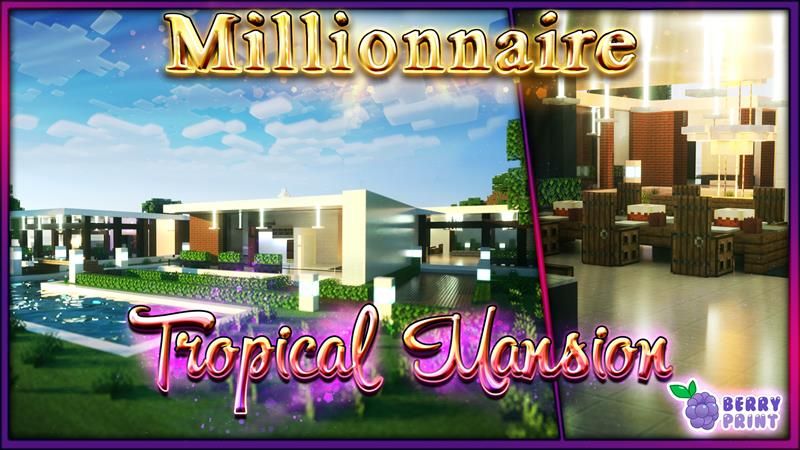 Millionaire Tropical Mansion on the Minecraft Marketplace by Razzleberries