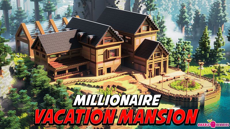 Millionaire Vacation Mansion on the Minecraft Marketplace by Razzleberries