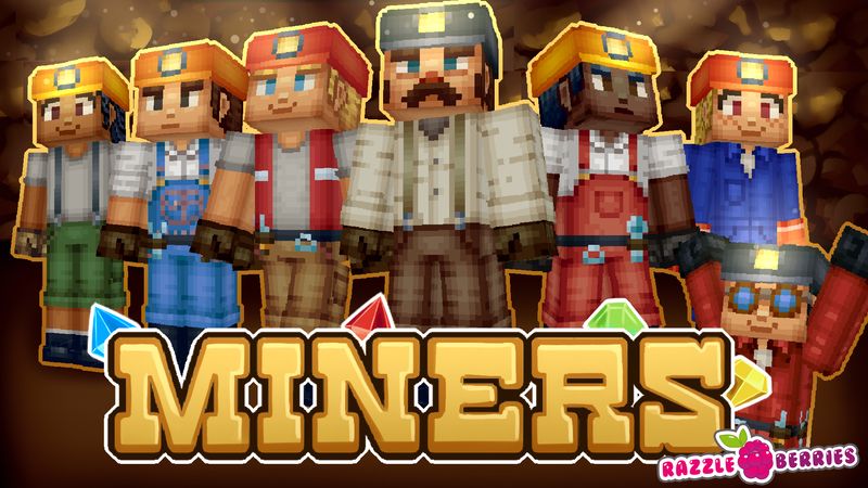 Miners on the Minecraft Marketplace by Razzleberries