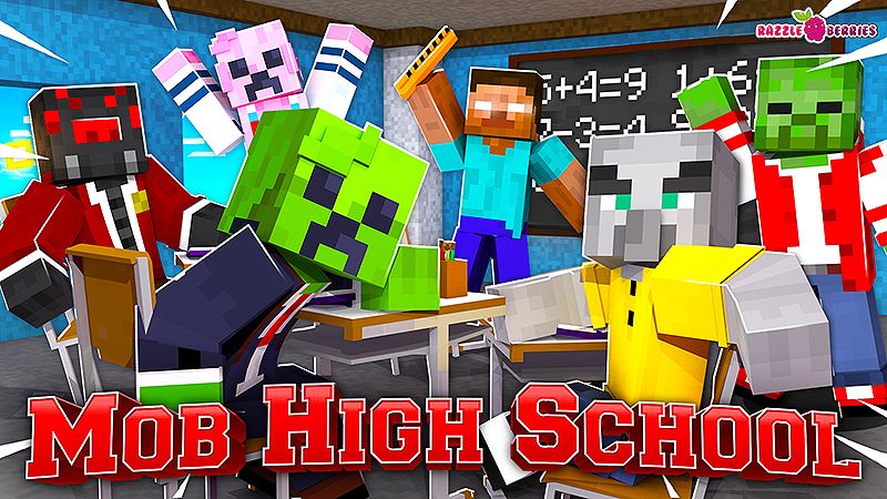 Mob High School on the Minecraft Marketplace by Razzleberries