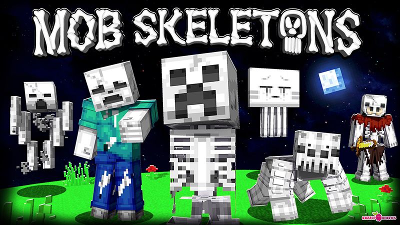 Mob Skeletons on the Minecraft Marketplace by Razzleberries