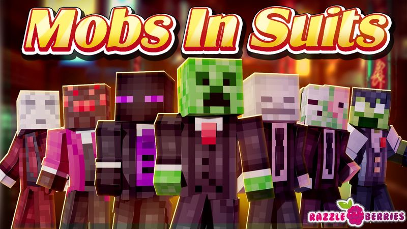 Mobs in Suits on the Minecraft Marketplace by razzleberries