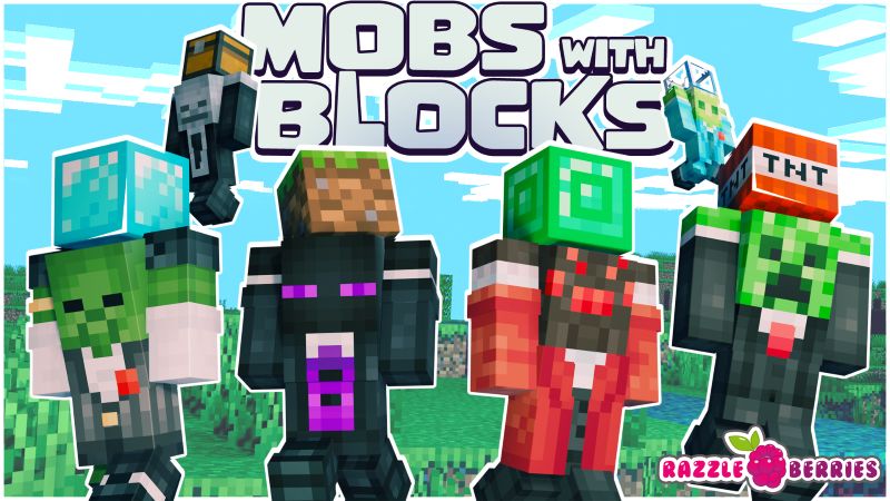 Mobs with Blocks on the Minecraft Marketplace by Razzleberries