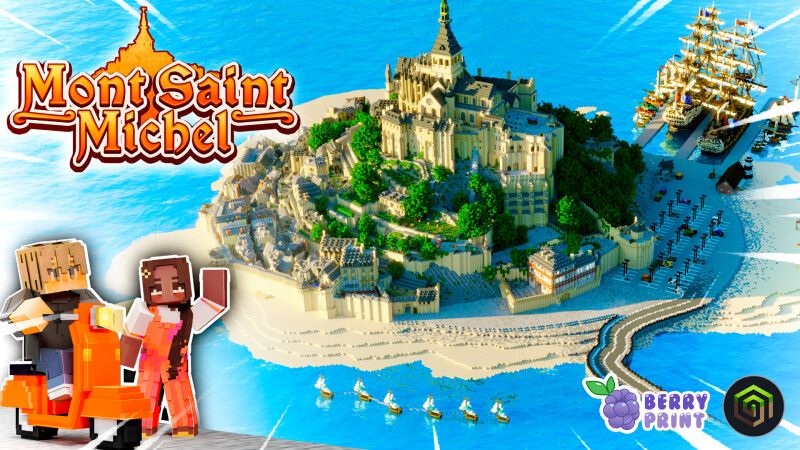 Mont-Saint-Michel on the Minecraft Marketplace by Razzleberries