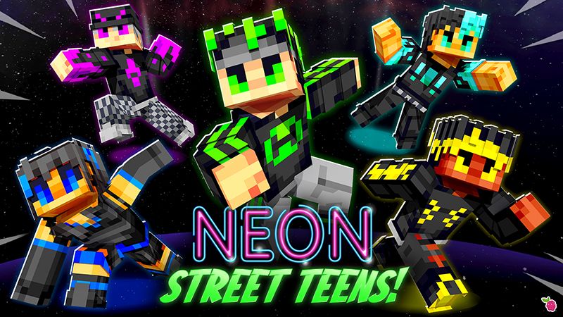 Neon Street Teens! on the Minecraft Marketplace by Razzleberries