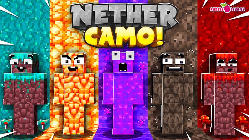 Nether Camo! on the Minecraft Marketplace by Razzleberries