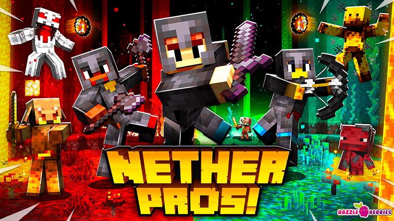 Nether Pros! on the Minecraft Marketplace by Razzleberries