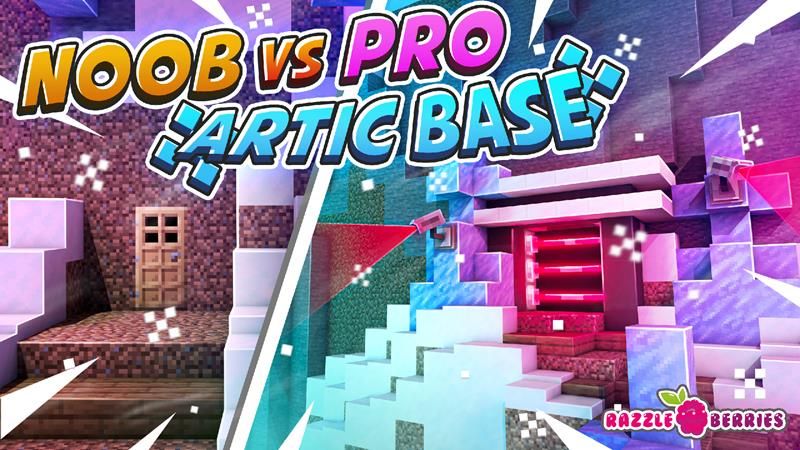 Noob vs Pro Arctic Base on the Minecraft Marketplace by Razzleberries