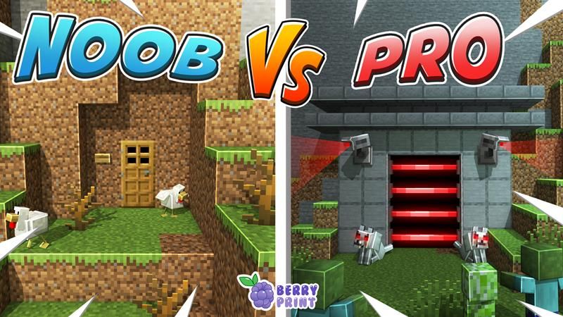 Noob vs Pro Ultimate Base on the Minecraft Marketplace by Razzleberries