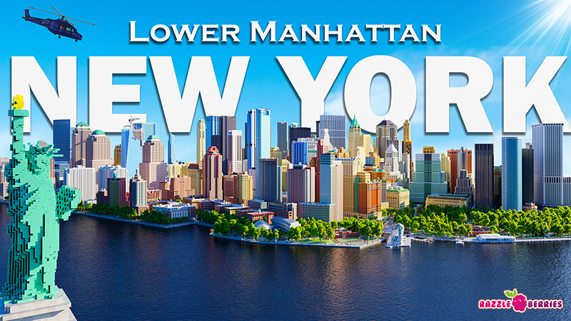 NYC Lower Manhattan on the Minecraft Marketplace by Razzleberries