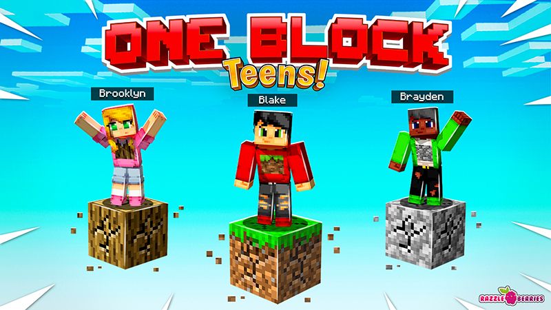 One Block Teens! on the Minecraft Marketplace by Razzleberries