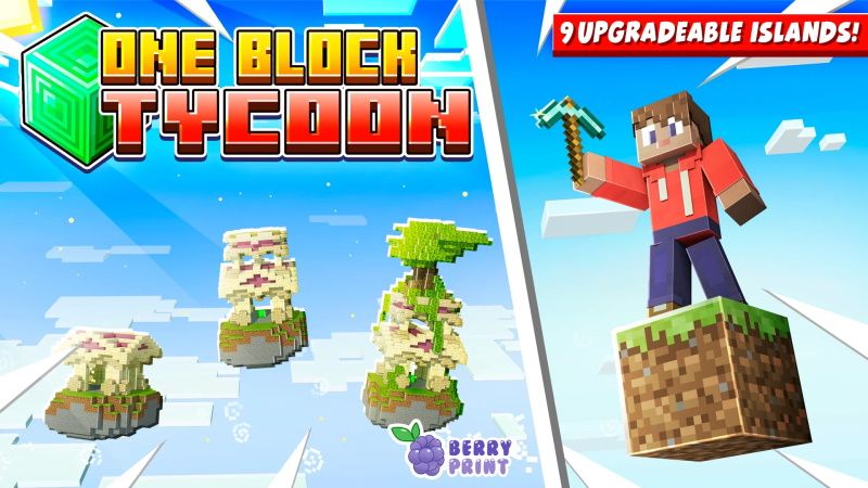 One Block Tycoon on the Minecraft Marketplace by Razzleberries