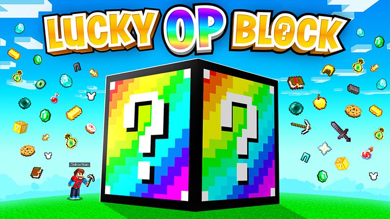 OP Lucky Block on the Minecraft Marketplace by Razzleberries