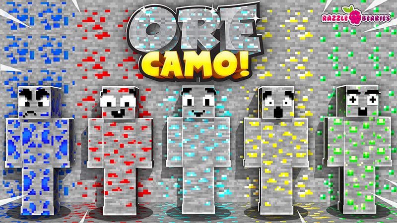 Ore Camo! on the Minecraft Marketplace by Razzleberries