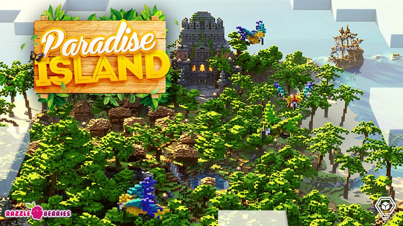 Paradise Island on the Minecraft Marketplace by Razzleberries