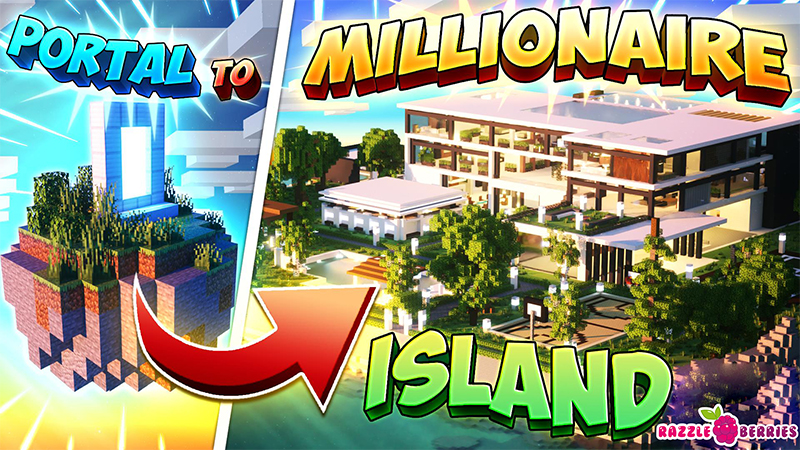 Portal to Millionaire Island on the Minecraft Marketplace by Razzleberries