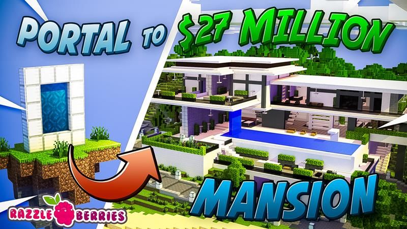 Portal to Millionaire Mansion on the Minecraft Marketplace by Razzleberries