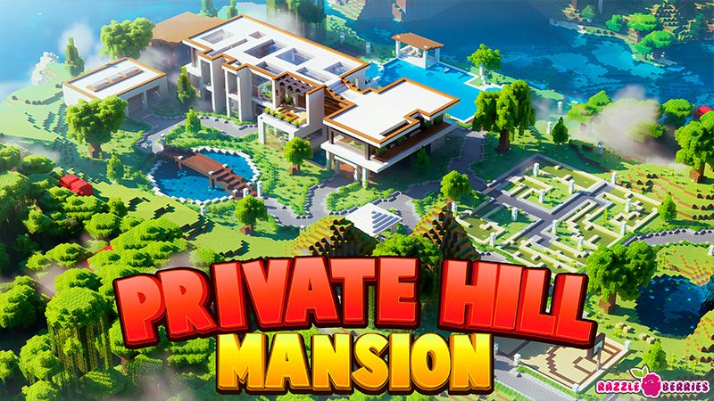 Private Hill Mansion on the Minecraft Marketplace by Razzleberries