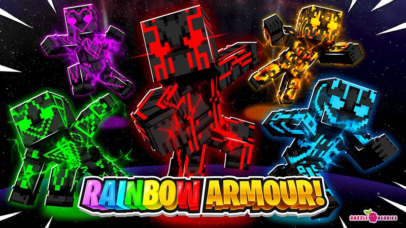 Rainbow Armour! on the Minecraft Marketplace by Razzleberries