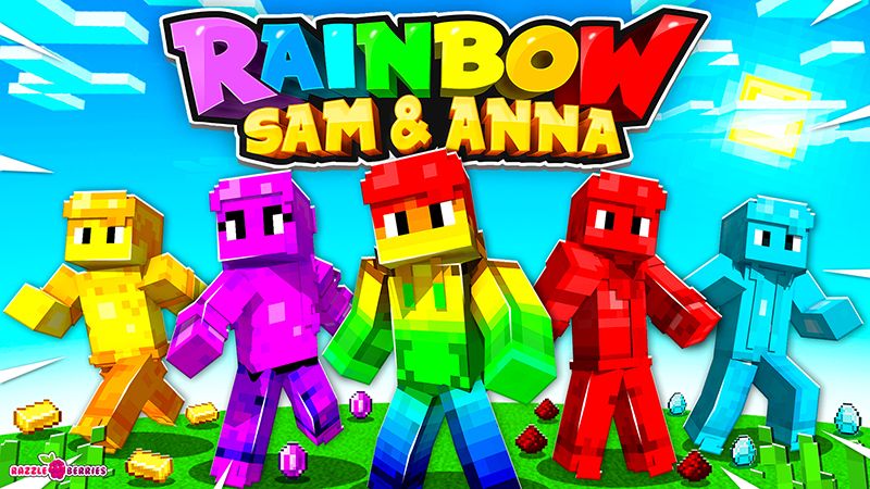 Rainbow Sam and Anna on the Minecraft Marketplace by Razzleberries