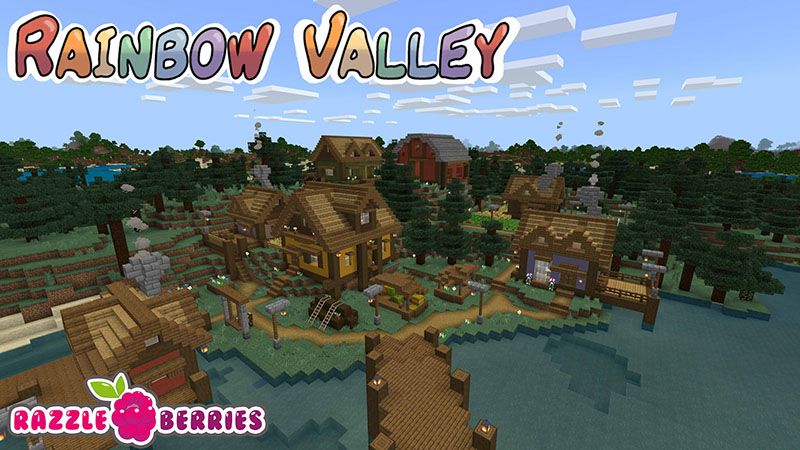 Rainbow Valley on the Minecraft Marketplace by Razzleberries