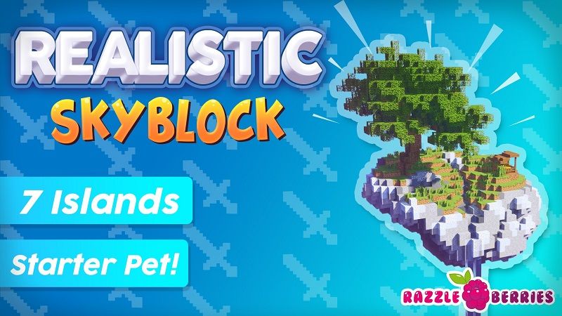 Realistic Skyblock on the Minecraft Marketplace by Razzleberries