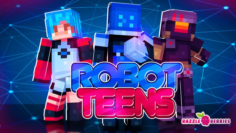 Robot Teens on the Minecraft Marketplace by Razzleberries