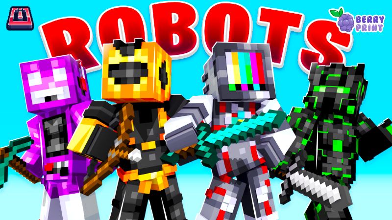 Robots on the Minecraft Marketplace by Razzleberries