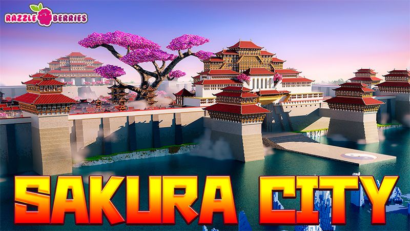 Sakura City on the Minecraft Marketplace by Razzleberries