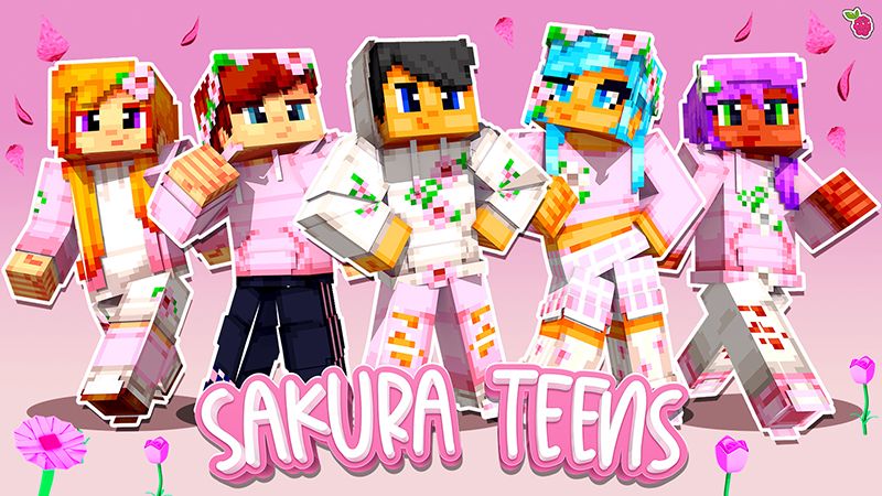 Sakura Teens on the Minecraft Marketplace by Razzleberries