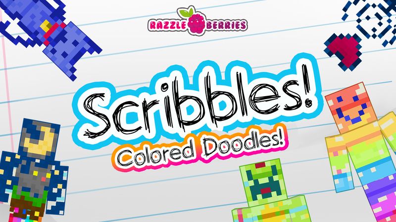 Scribbles: Colored Doodles on the Minecraft Marketplace by Razzleberries