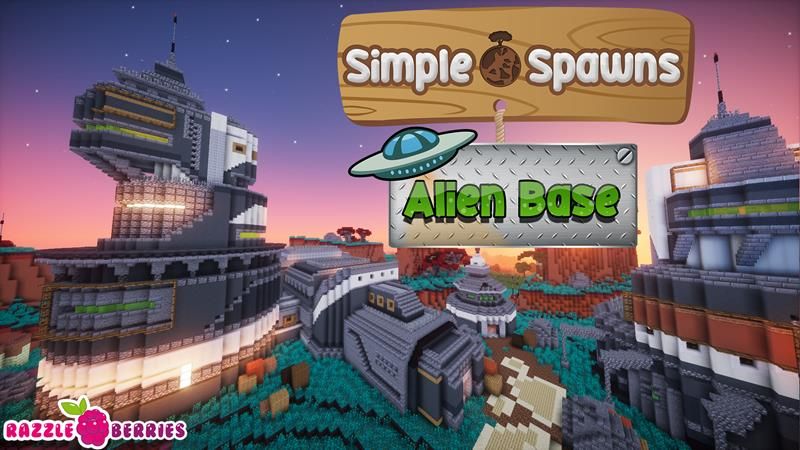 Simple Spawns Alien Base on the Minecraft Marketplace by Razzleberries