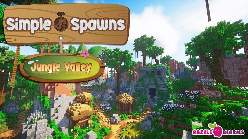 Simple Spawns: Jungle Valley on the Minecraft Marketplace by Razzleberries