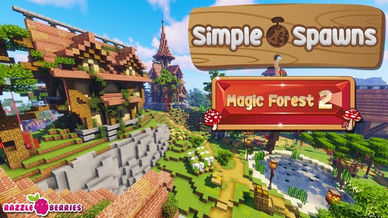 Simple Spawns Magic Forest 2 on the Minecraft Marketplace by Razzleberries