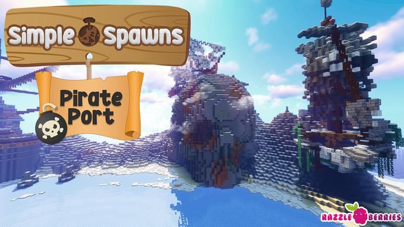 Simple Spawns Pirate Port on the Minecraft Marketplace by Razzleberries