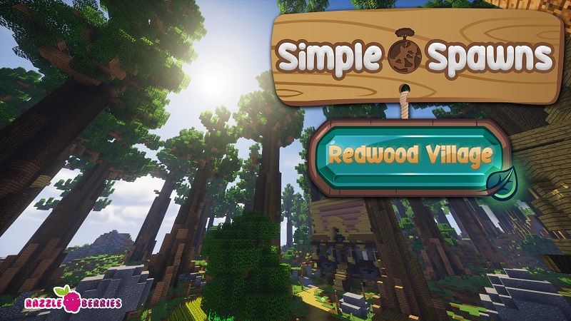 Simple Spawns: Redwood Village on the Minecraft Marketplace by Razzleberries