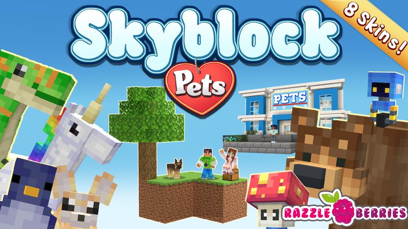 Skyblock Pets on the Minecraft Marketplace by Razzleberries